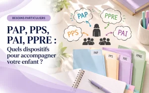Lire la suite à propos de l’article PAP, PPS, PAI, PPRE : quels dispositifs pour accompagner votre enfant ?